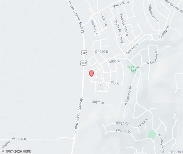 Location Map: 1776 N Highway 40, Suite #102 Heber City, Utah 84032